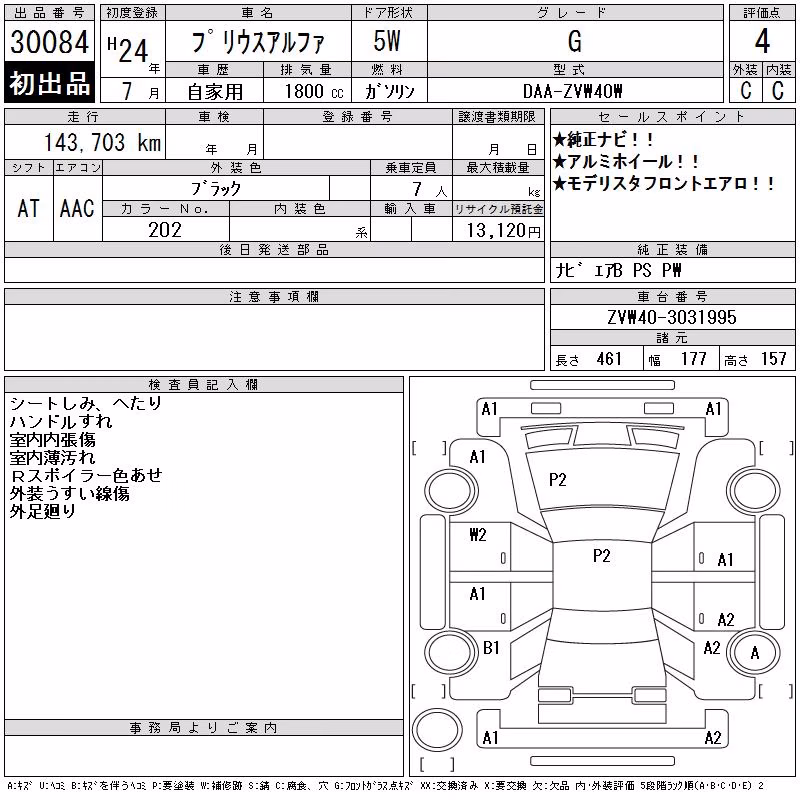 TOYOTA PRIUS ALPHA