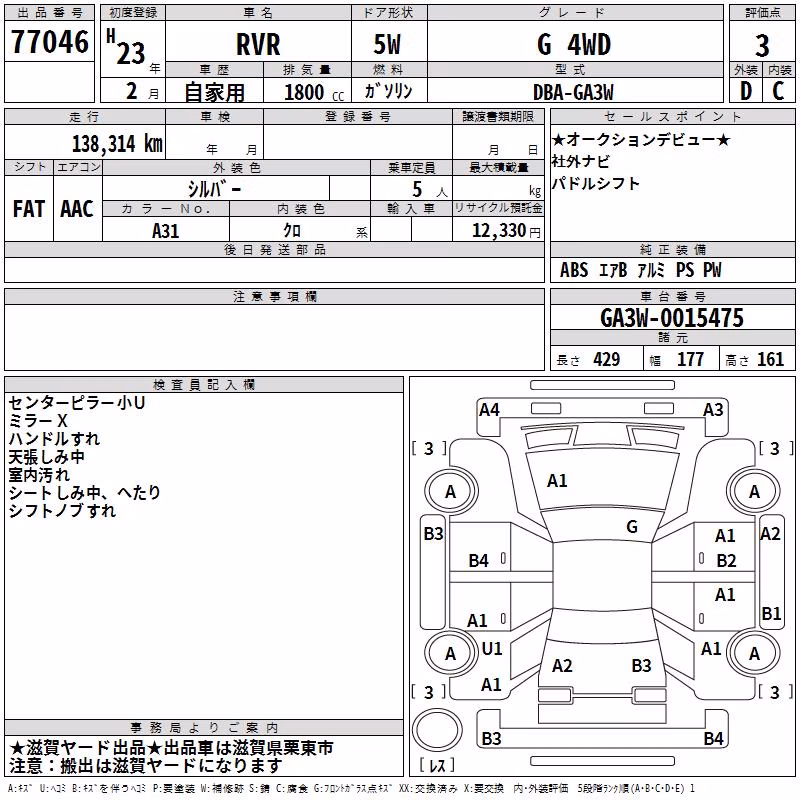 MITSUBISHI RVR