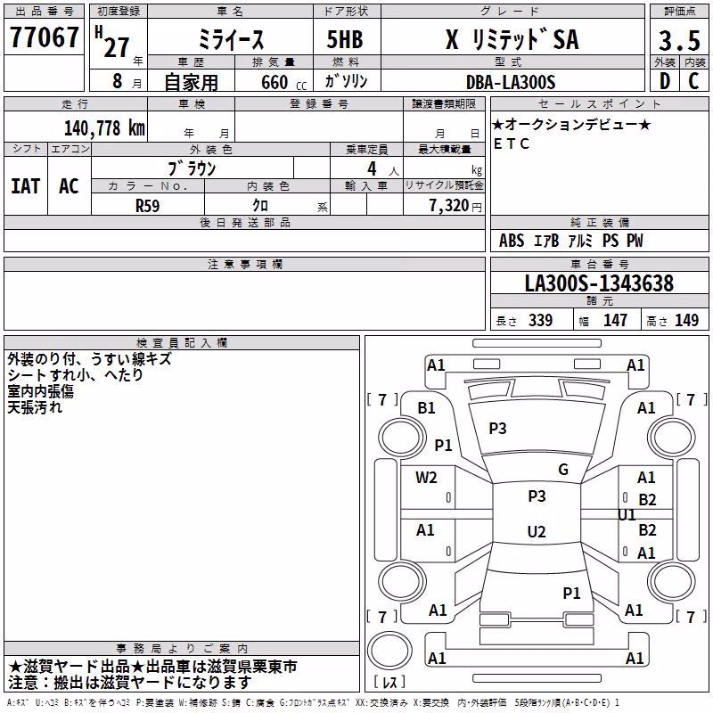 DAIHATSU MIRA E:S