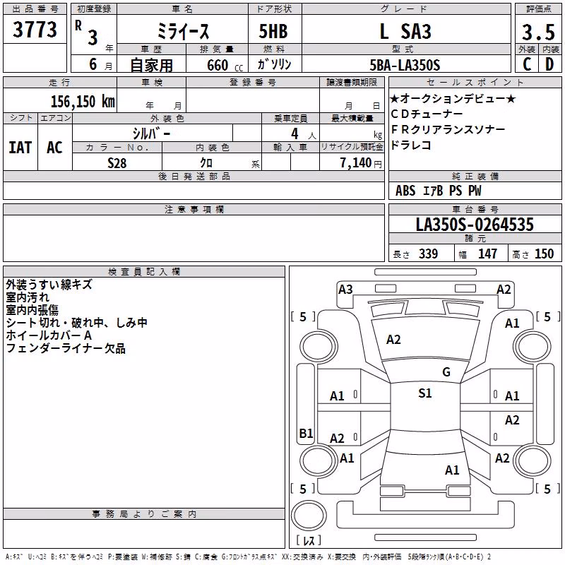 DAIHATSU MIRA E:S