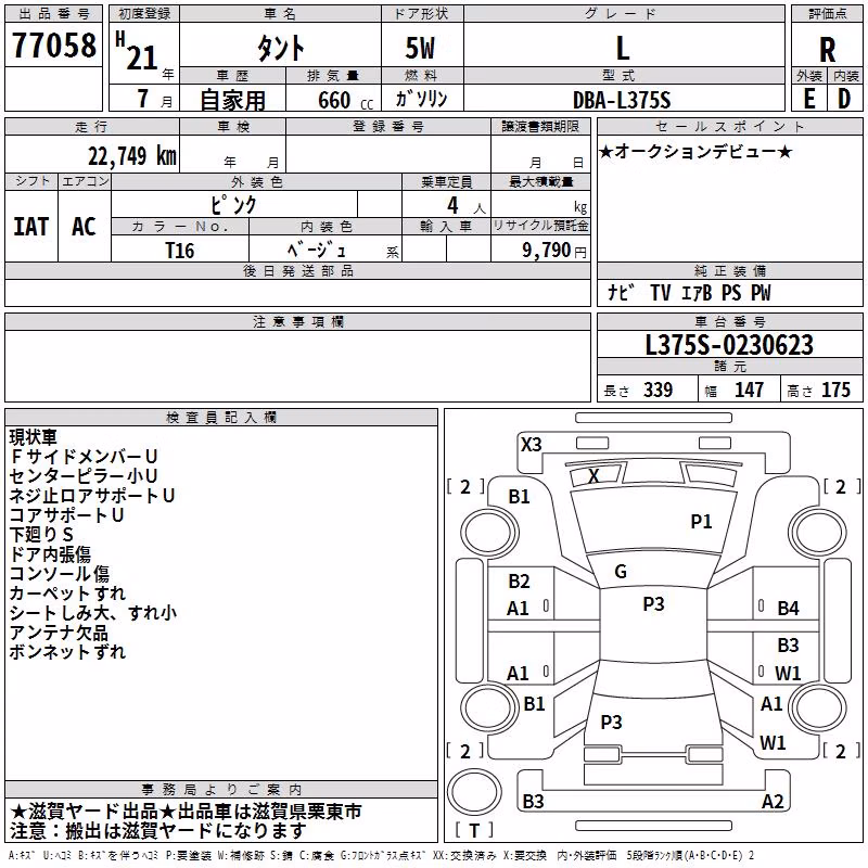 DAIHATSU TANTO