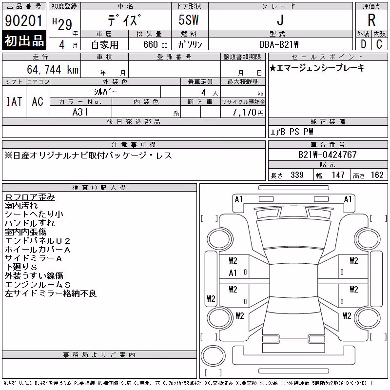 NISSAN DAYZ