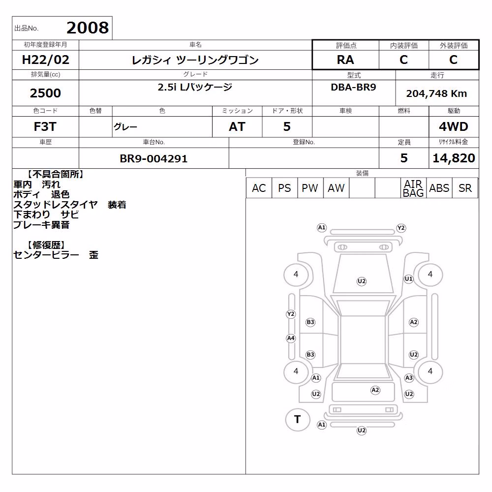 SUBARU LEGACY