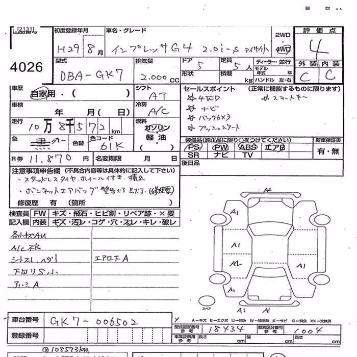 SUBARU IMPREZA