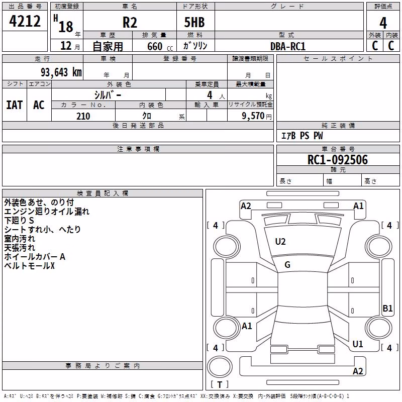 SUBARU R2