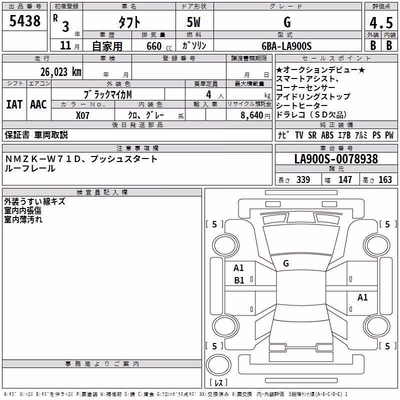 DAIHATSU TAFT