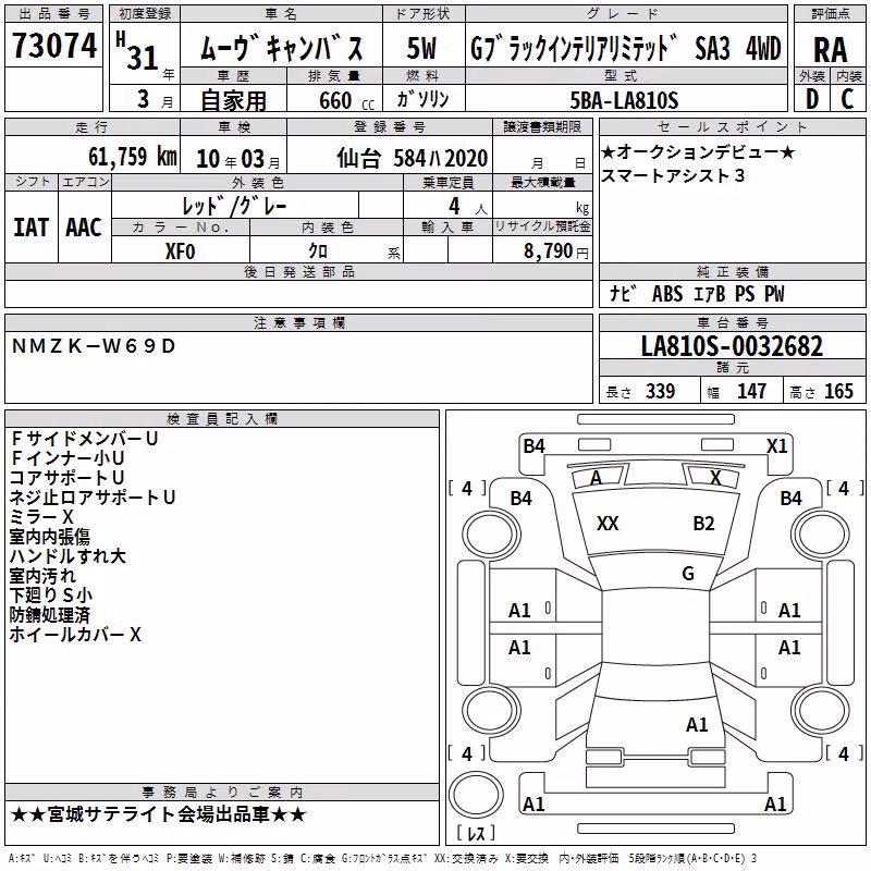 DAIHATSU MOVE CANBUS