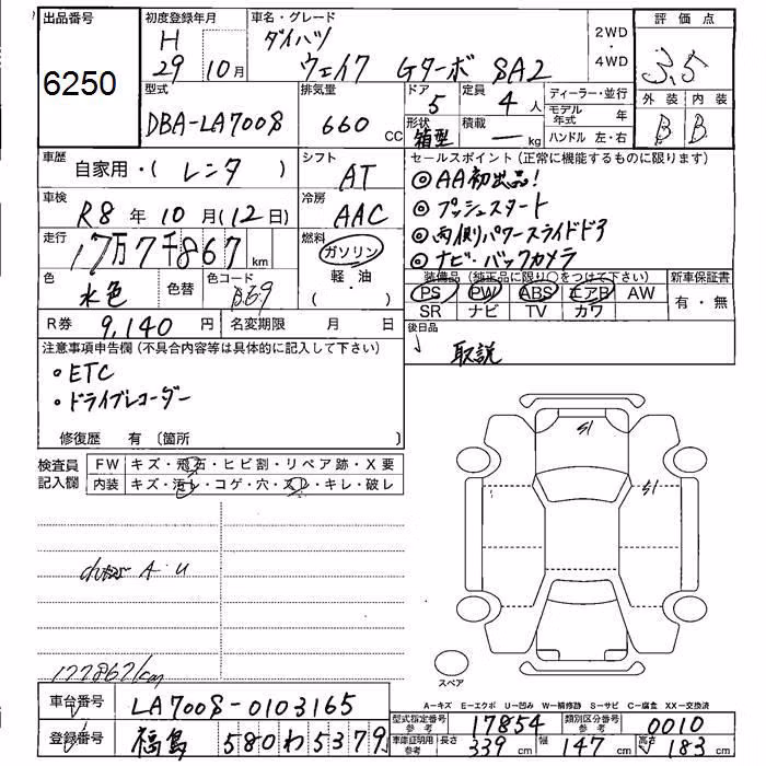 DAIHATSU WAKE