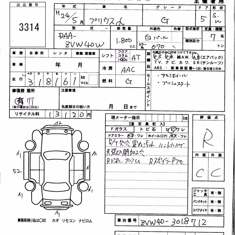 TOYOTA PRIUS ALPHA