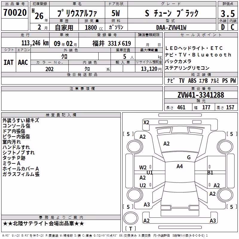 TOYOTA PRIUS ALPHA