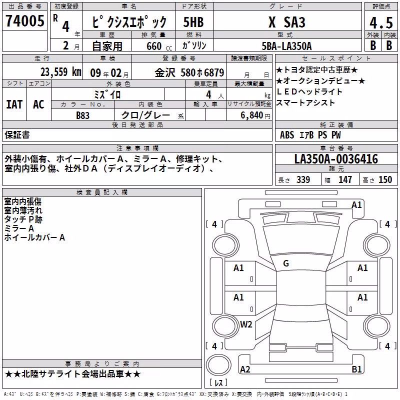 TOYOTA PIXIS EPOCH