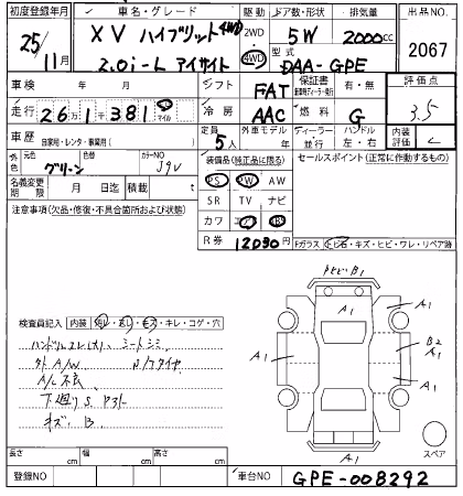 SUBARU XV