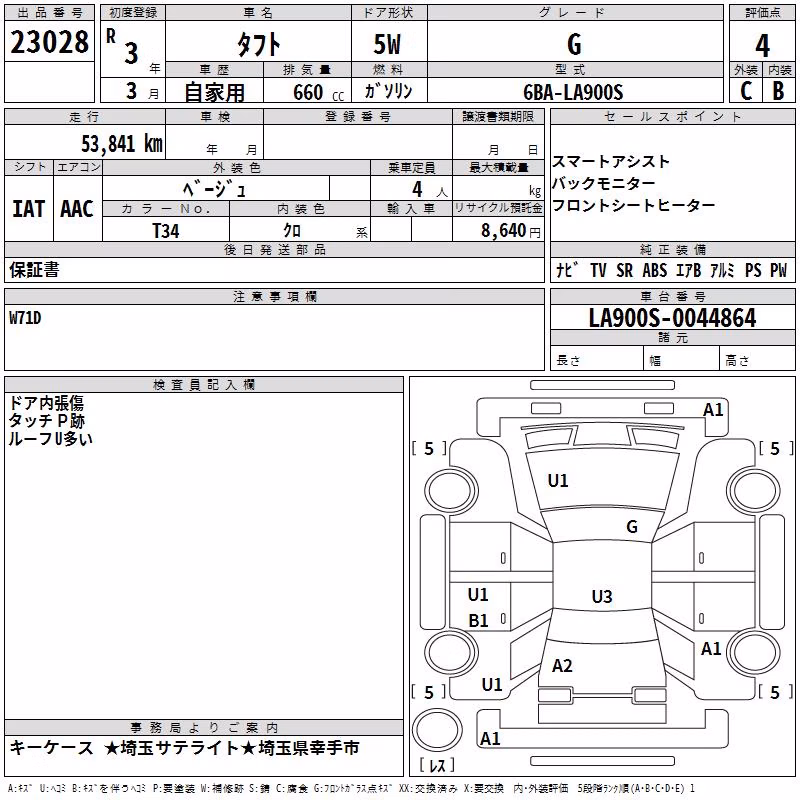 DAIHATSU TAFT