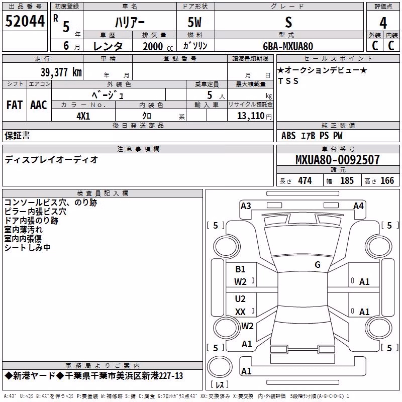 TOYOTA HARRIER