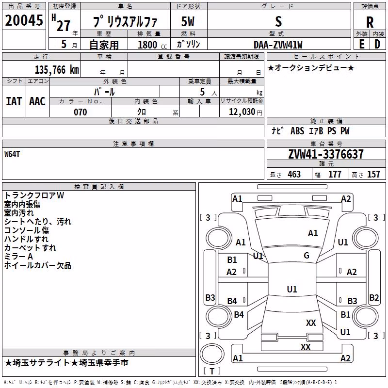 TOYOTA PRIUS ALPHA