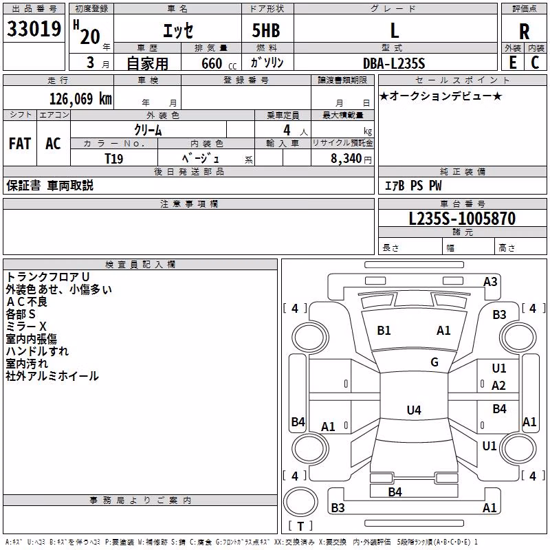 DAIHATSU ESSE