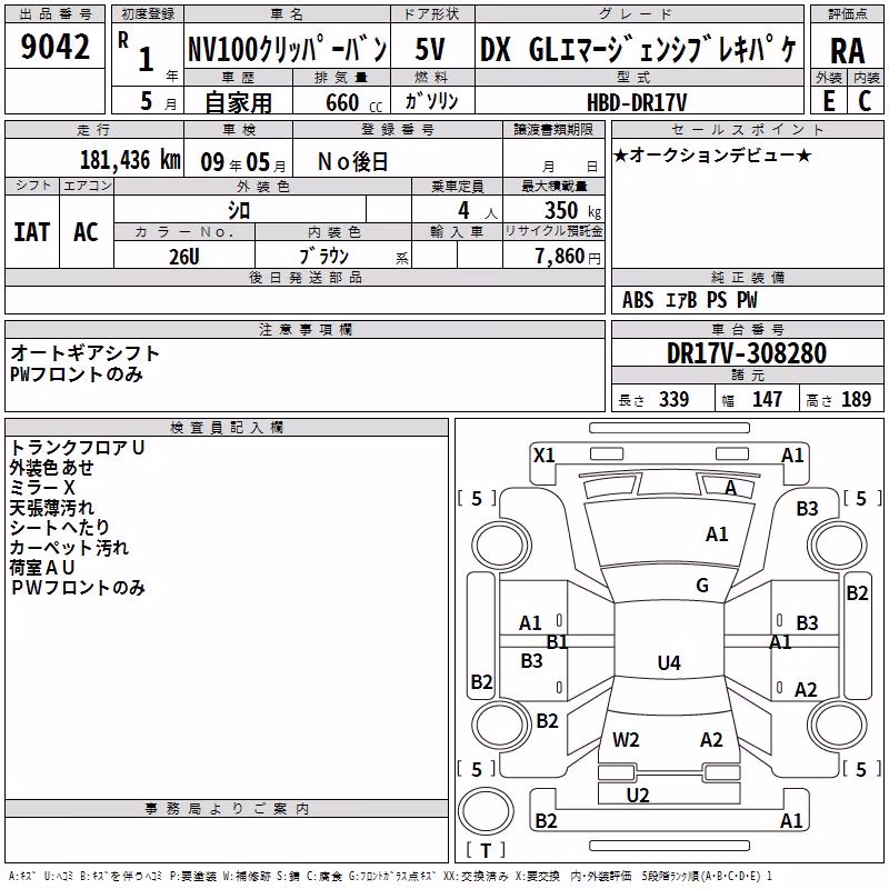 NISSAN NV100 CLIPPER