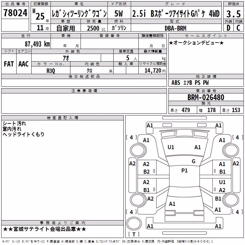 SUBARU LEGACY