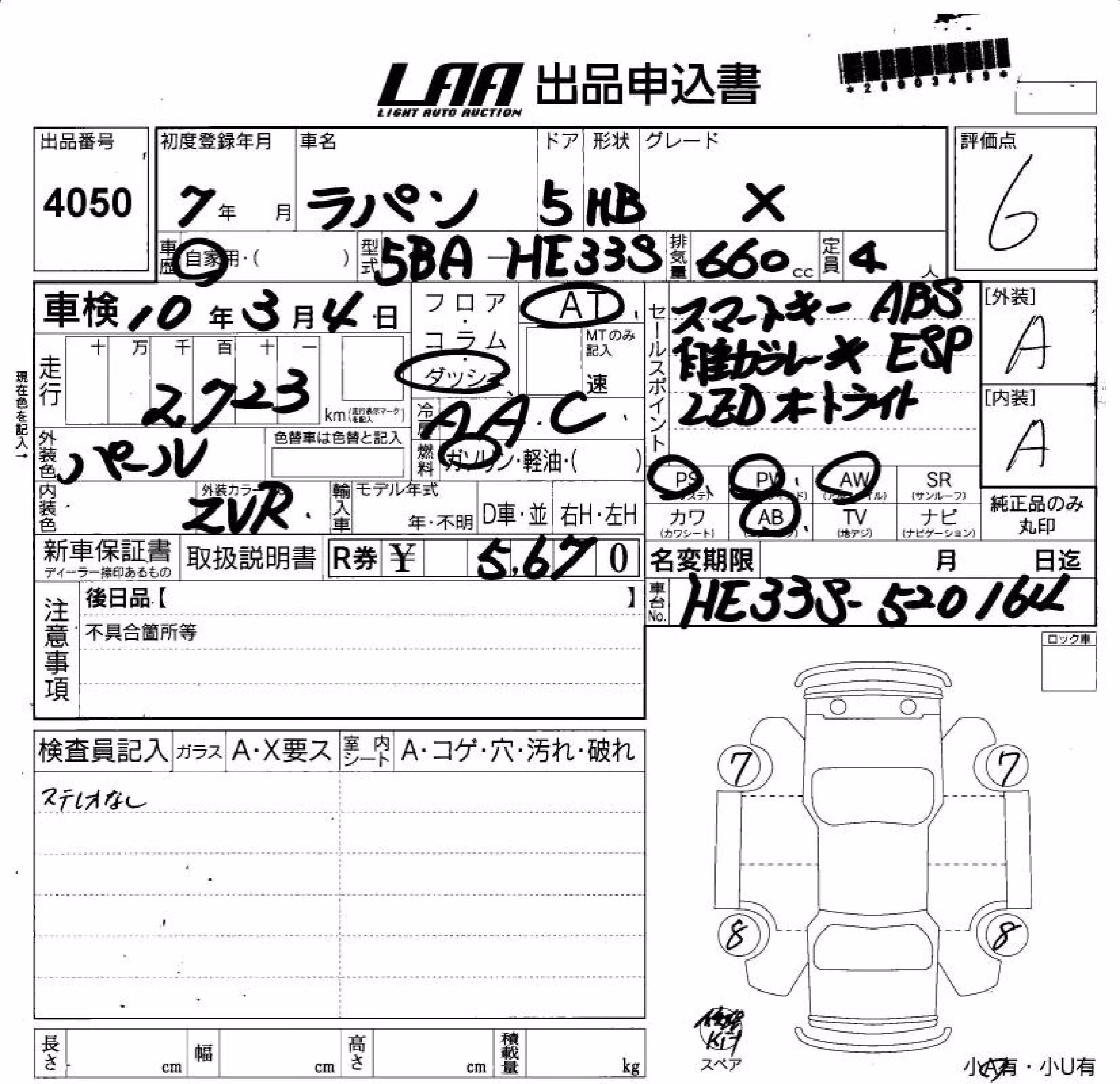 SUZUKI ALTO LAPIN
