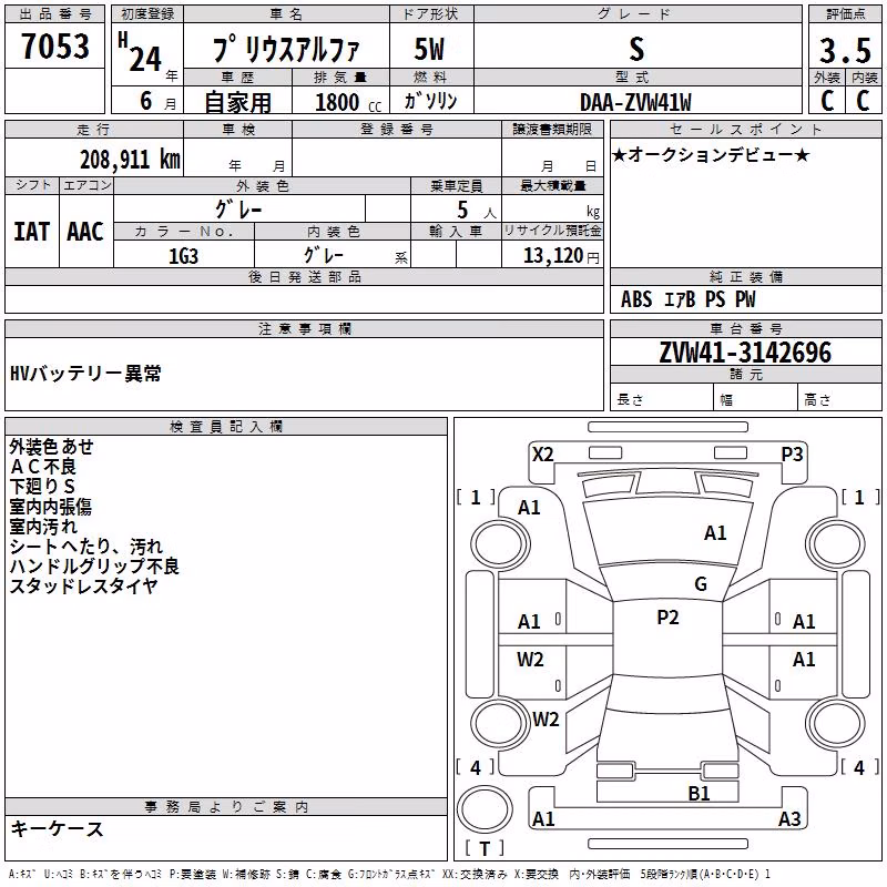 TOYOTA PRIUS ALPHA