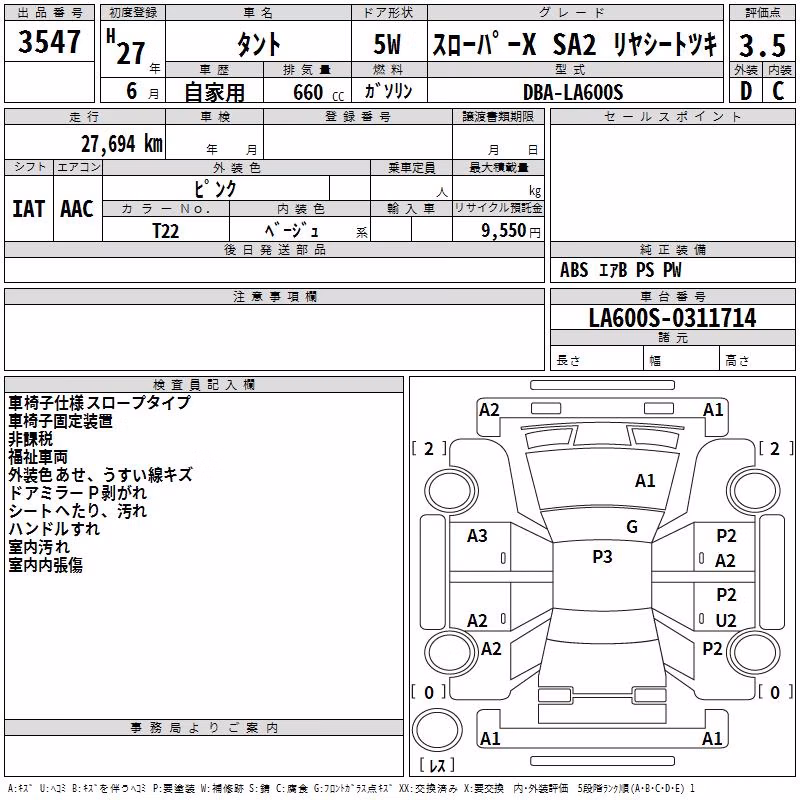 DAIHATSU TANTO