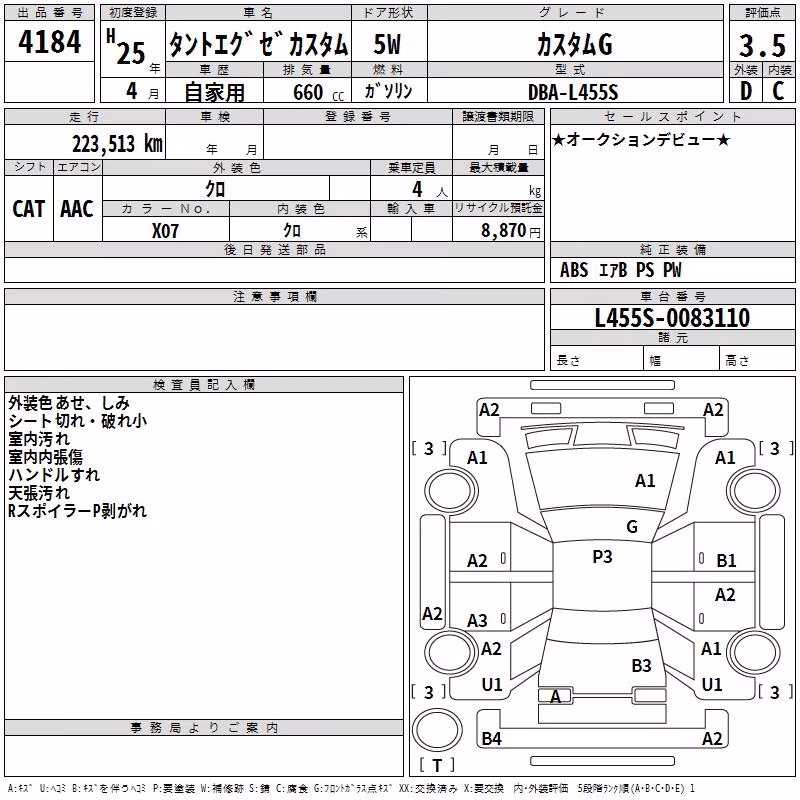 DAIHATSU TANTO EXE