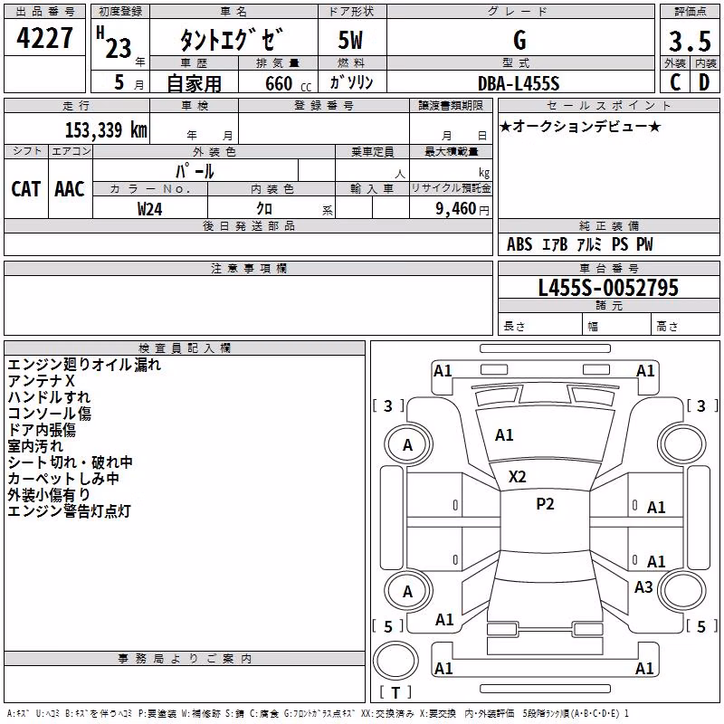 DAIHATSU TANTO EXE