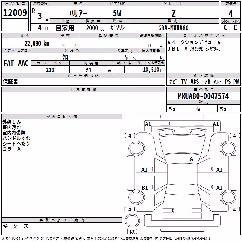 TOYOTA HARRIER