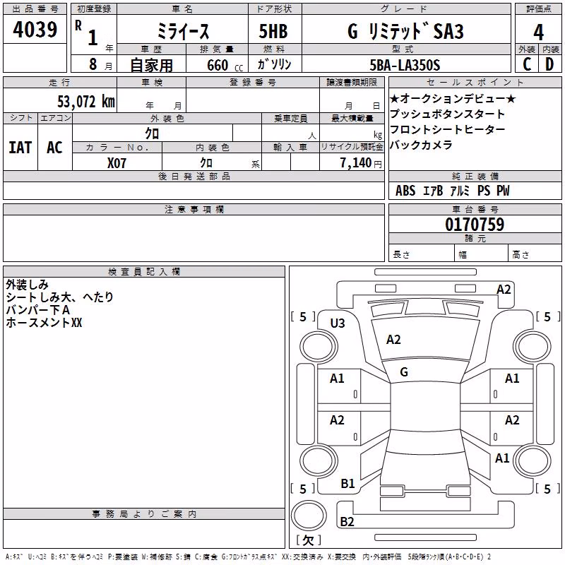 DAIHATSU MIRA E:S