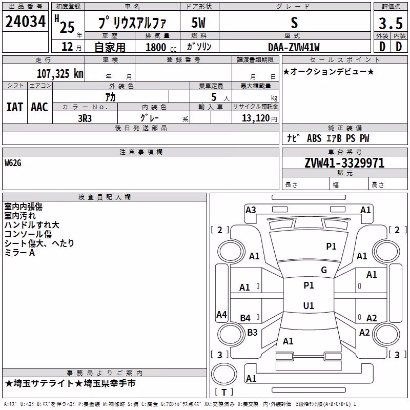 TOYOTA PRIUS ALPHA