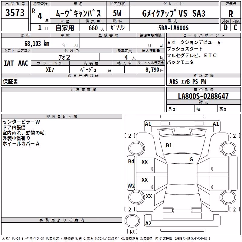 DAIHATSU MOVE CANBUS
