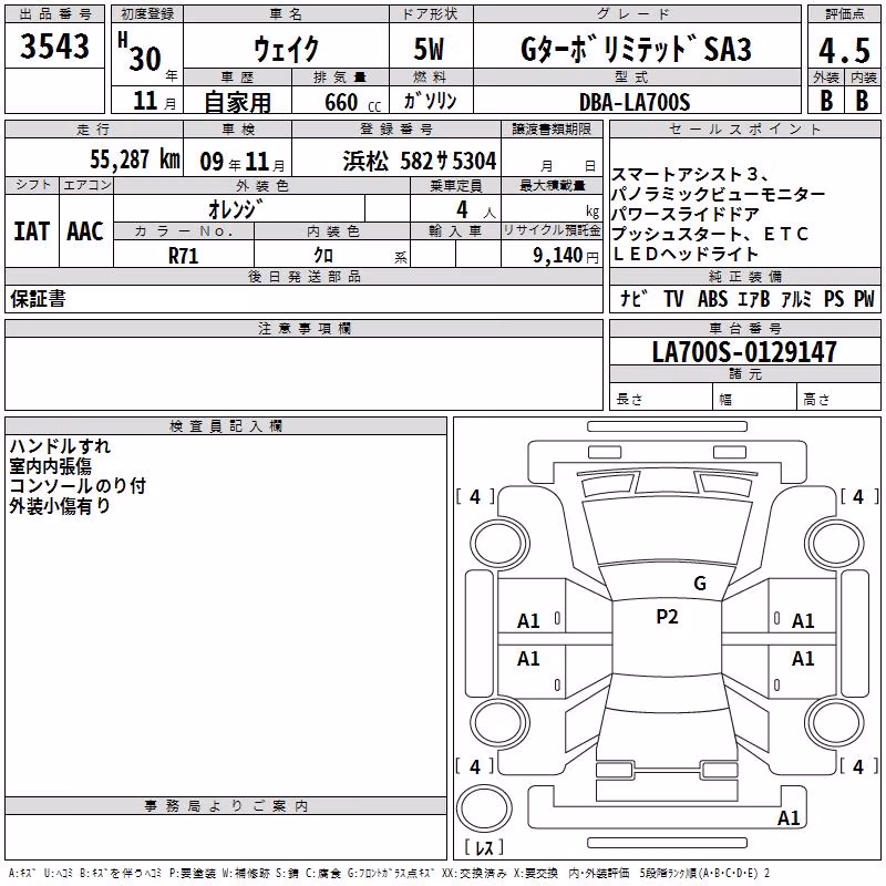 DAIHATSU WAKE