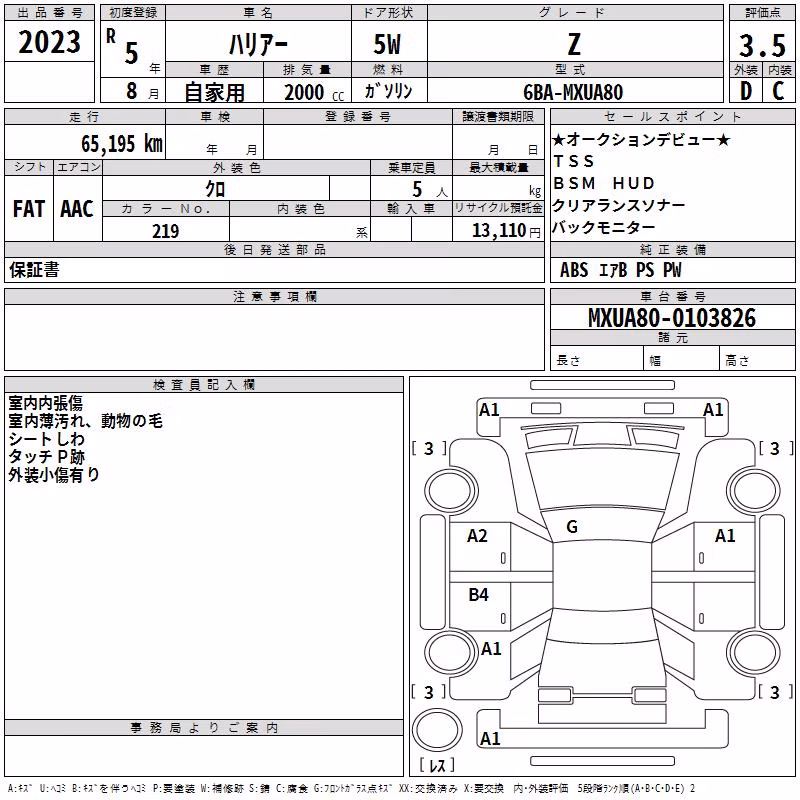 TOYOTA HARRIER
