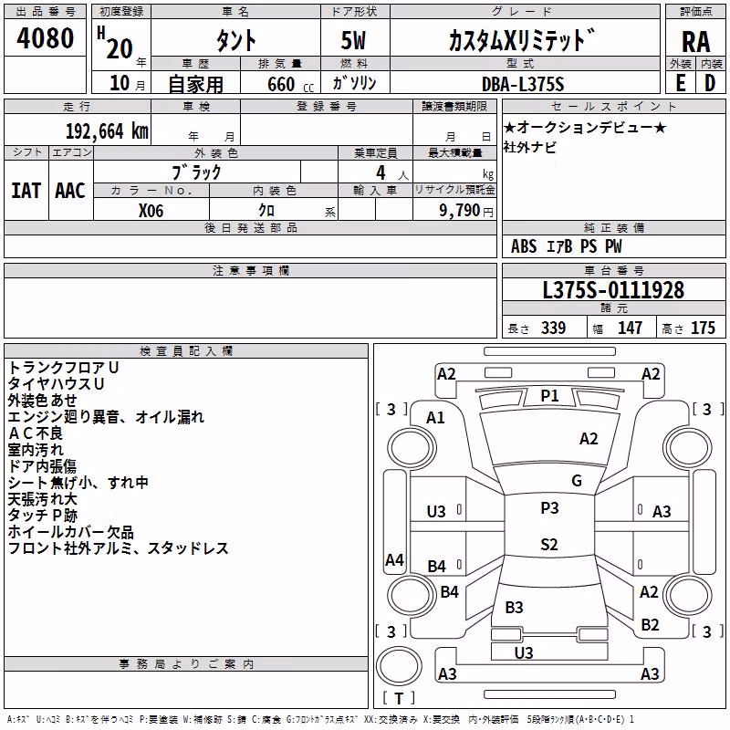 DAIHATSU TANTO