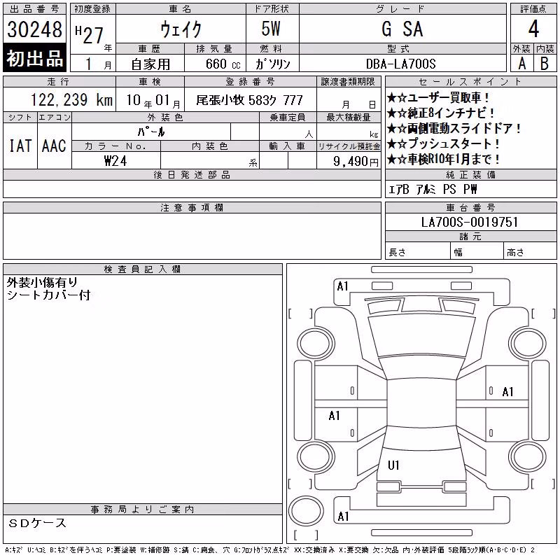 DAIHATSU WAKE