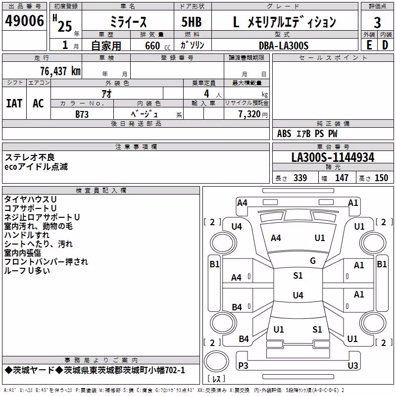 DAIHATSU MIRA E:S