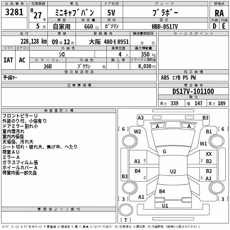 MITSUBISHI MINICAB