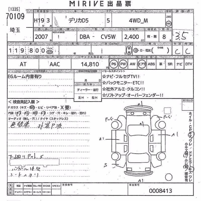 MITSUBISHI DELICA D:5
