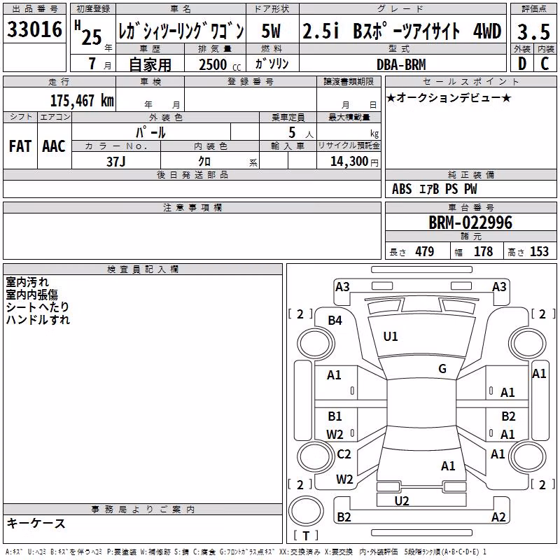 SUBARU LEGACY