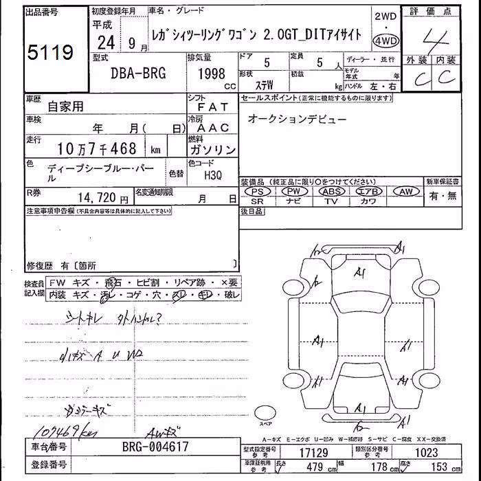 SUBARU LEGACY
