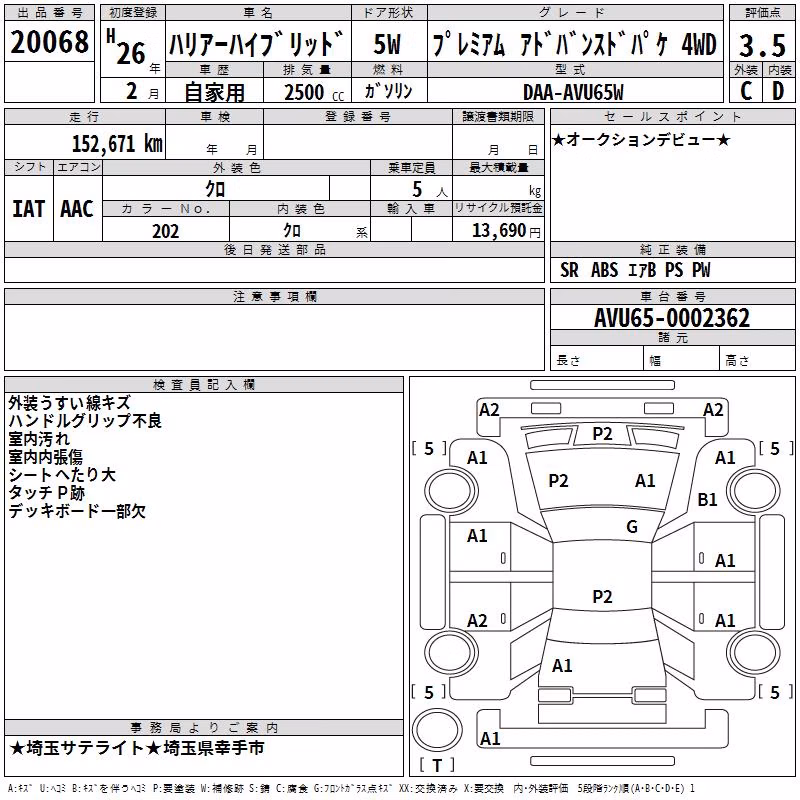 TOYOTA HARRIER