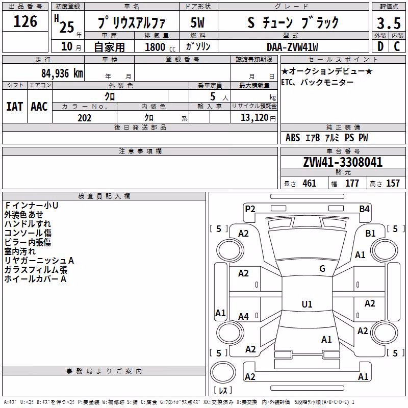 TOYOTA PRIUS ALPHA