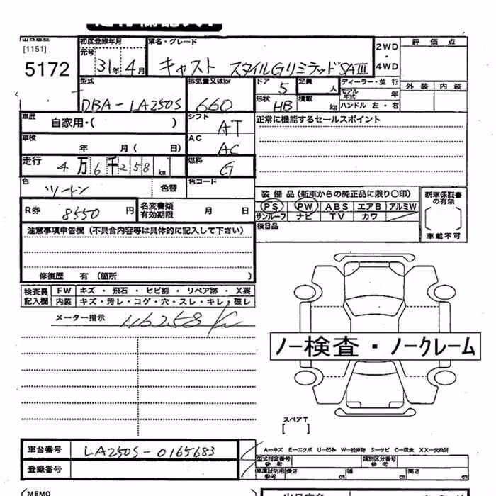DAIHATSU CAST