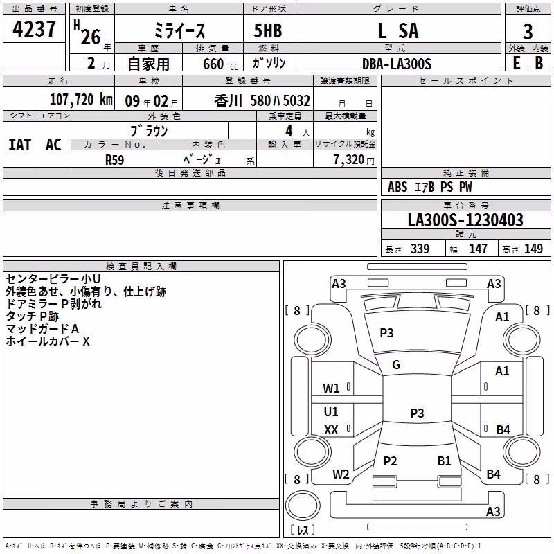 DAIHATSU MIRA E:S