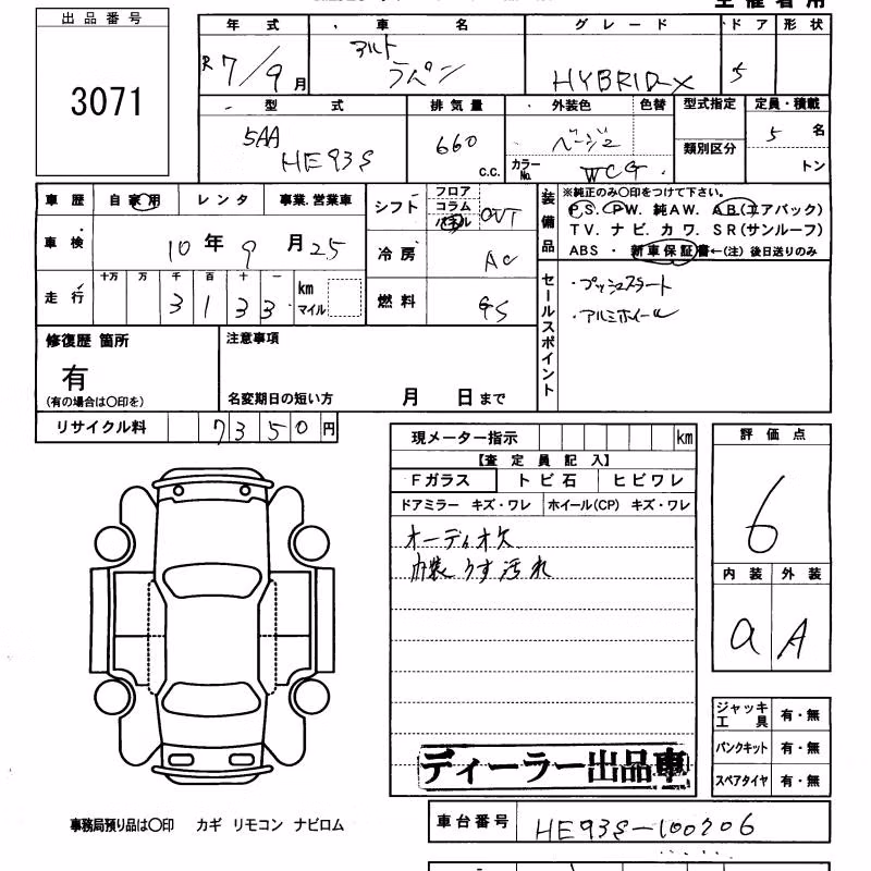 SUZUKI ALTO LAPIN
