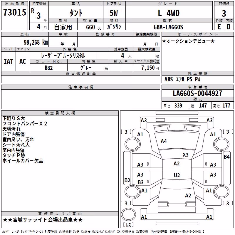DAIHATSU TANTO