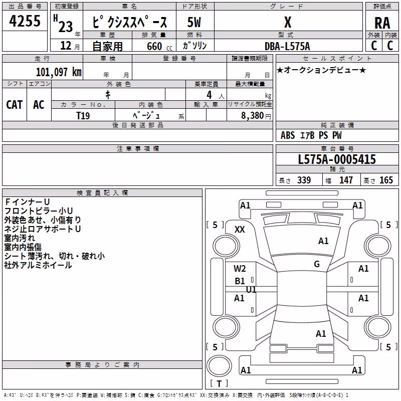 TOYOTA PIXIS SPACE