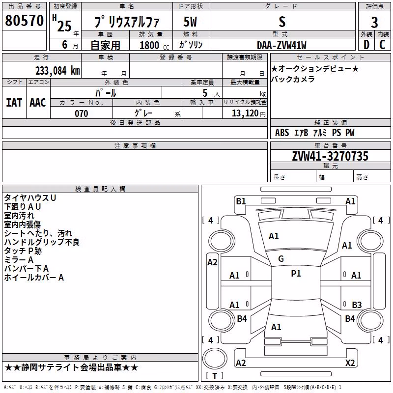 TOYOTA PRIUS ALPHA
