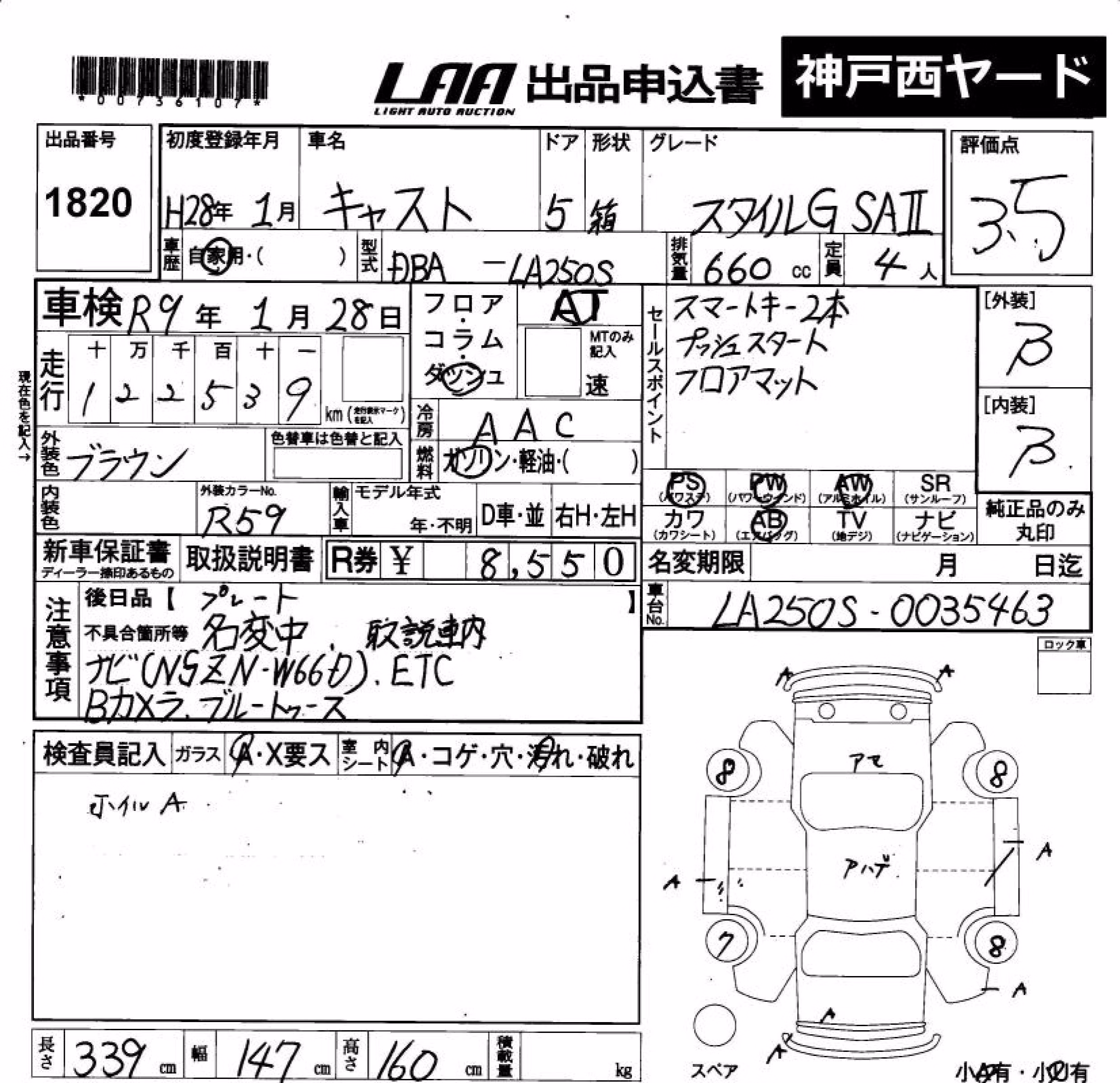 DAIHATSU CAST