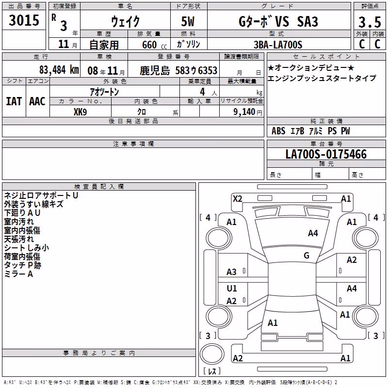 DAIHATSU WAKE